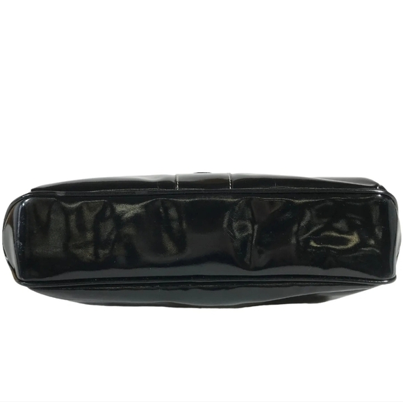 SALVATORE FERRAGAMO BAG SHOULDERBAG ENAMEL LEATHER - Picture 7 of 12